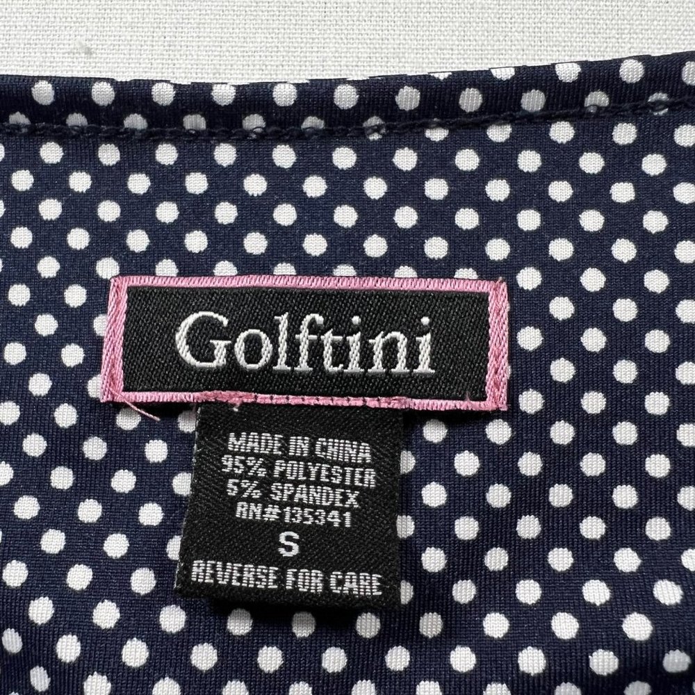 Golftini Putt Putt Pull-on Ruffle Tech Golf Skort Polka Dots Size Small - Picture 5 of 9